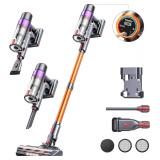Fieety Cordless Vacuum Cleaner, 550W 45KPA 60Mins Cordless Stick Vacuum Cleaner with Rechargeable Battery, LED Touch Display, Handheld Vacuum Cleaners for Home/Pet Hair/Carpets/Floors - $200