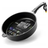 AMT Gastroguss The World S . Casserole Frying pan for Induction, Diameter 28 cm, Height 7 cm, die-cast Aluminium, Lotan  Non-Stick Coating, for Fat-Free-Frying, AMZN-I-728-US - $129