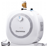 Water Heater Electric, 8.0 Gallons Mini-Tank Under Sink Instant Hot Water Heater, Point of Use for Kitchen/RV/Camper/Food Truck, Glass-Lined Tank (120V) Easy to Install Floor or Wall Mounted - $142