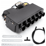 12V Car Truck Under Dash, A/C Air Conditioning Evaporator Assembly, Under-Dash A/C Heat + Cool Unit, 3 Speed 6 Ports for Car Truck - $103
