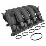 Engine Intake Manifold With Gasket Compatible with Volkswagen Beetle Convertible Golf Jetta Wagon Passat Rabbit SportWagen 2.5L 5 Cylinder 2006-2014 Replacement For 07K133201M 07K133201F - $89