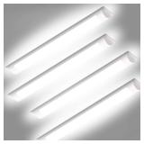 DAKASON 4-Pack 2FT LED Ceiling Light for Garage Flush Mount, 18W 2160lm LED Shop Lighting Closet Light Fixture, Wraparound Lights Surface Mount, 3/4/5000K Adjustable - $59