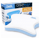 Contour CPAPMax Cooling Gel - CPAP Pillow for Side, Back and Stomach Sleepers with Adjustable Memory Foam - Pillow for CPAP Users, Sleeping with Mask - $65