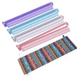 Mahjong All-in-One Tile Rack & Pusher with Bag, Multi-Color Modern American Majiang Rack, Set of 4 - $23