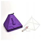 TERRITORY Crystal Singing Pyramid 12 inch with Carrying Case - Perfect Healing Musical Instrument - $160