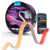 Govee COB LED Strip Light Pro, LED Lights for Bedroom Compatible with Alexa, Google Assistant and Matter, RGBICW Light with Warm White, Smart Strip Light, LED Lights for Bedroom, Color Changing, 9.8ft