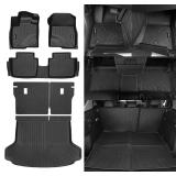 Naibeve Floor Mats for 2023 2024 2025 Honda HRV HR-V/2025 Acura ADX - All Weather for Honda HRV All Weather Floor Mats and Cargo Mat and Backrest Mats Accessories - $110