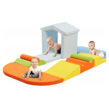 10-Piece Foam Climbing Blocks with Ramp & Stairs for Toddlers,Soft Play Gym Set,Foam Toddler Climbing Toys for Indoor Crawling,Sliding & Creative Play-Dynamic Color - $85