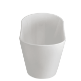 67 in. Acrylic Flatbottom Freestanding Non-Whirlpool Soaking Bathtub in Glossy White - $812