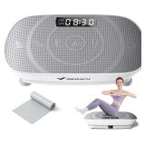 MERACH Vibration Plate Exercise Machine, Whole Body Workout Equipment for Women, Bluetooth and Silicone Pedal, Vibration Plate with Auto Mode, Vibrate Fitness Platform for Home - $120