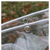 Clear Tear Proof Tarpaulin Heavy Duty Tarpaulin Reinforced Eyelets Waterproof tarp Sheet Premium Quality Cover Tarp for Outdoor Camping(5 * 6m) - $120
