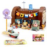 Toy Building Brick Blocks Toys Sets Display Box kit Action Figures Pineapple House Patrick Stone Star Home for Boys and Girls Kids Age 2-4, 3-5, 5-7, 8-12 Fans STEM Gift (2718 pcs) - $170