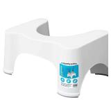 9 in. Ecco Plastic Toilet Stool in White - $30