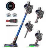 VersLife Z8 Cordless Vacuum Cleaner, 40kPa/500W Power Suction, LED Display, 6-in-1 Lightweight Stick Vacuum with Green LED Light, 6-Stages Filtration, Self-Standing for Pet Hair Hard Floor Carpet - $8
