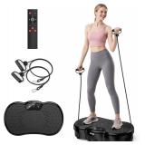 Vibration Plate Exercise Machine - 300 lbs Weight Capacity, 120 Speed Levels, 9 Workout Modes for Home Fitness, Muscle Toning & Weight Loss - $70