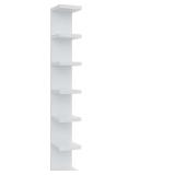 Versatile 7 Tier Wall Shelf Unit,White Lack Wall Shelf,Display Floating Shelf with Round Edge - $80