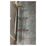 Assorted 18ft Steel Stock Lot – Pipe, Square Tube, Angle, C-Channel, Galvanized & Rusted
