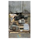 Pallet of Industrial 3-Phase AC Electric Motors, 3-10 HP, Mixed Mounts, TEFC Enclosure