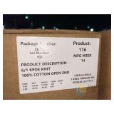 VM 6/1 KPOE KNIT 100% COTTON OPEN END - 512 LBS TOTAL