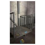 Heavy Duty Steel Platform Cart / Textile Doffing Truck 6ft x 6ft Steel Cart