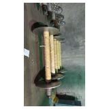 Picanol Aluminum Weaving Warp Beams — Set of 5 (Empty)