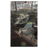 Industrial Dust Collector System - Blowers, Ducts, Divert Valves, Frame, Pneumatic Controls (Lot 507)