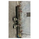 Double Drum Forklift Grabber Attachment, 2,000 lbs Capacity, Fork-Mounted Steel Frame