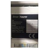 Zinser Saurer RM 351 Ring Spinning Machine, 1116 Spindles, 2004, 82.5mm Ring, 380V, Cotton Yarn