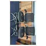 Herman Miller Mirra 1 Drafting Chairs - Adjustable, Mesh Back, Silver Frame, Ergonomic Office Seating