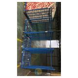 3 Rolling Caged Carts