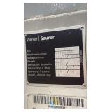Zinser Saurer RM 351 Ring Spinning Machine, 1116 Spindles, 2004, 380V, Serial No. 11100341