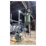 CAF Inc. Cyclone Dust Collector w/ 10HP Blower, Bag Filter, Control, Magnehelic Gauge