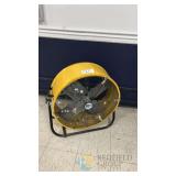 Maxx Air 24' Industrial Drum Fan BF24TF2N/YEL, 2-Speed, 120V cULus, 4000 CFM, Tilt Stand
