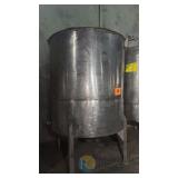 Stainless Steel Vertical Storage Tank, ~1,000 Gallon, 72' Dia x 84' H, Tag 348, Flanged Outlet