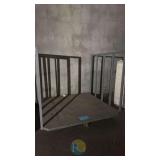 Heavy Duty Steel Platform Cart / Textile Doffing Truck 6ft x 6ft Steel Cart