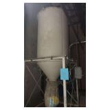 Industrial Baghouse Dust Collector System, 12 ft, Filter Bag Discharge, Control Panel, Magnehelic Gauge