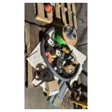 Assorted Electrical Wire Lot - NTE 10 AWG & 12 AWG, PVC Conduit, Fittings, Multi-Color Spools