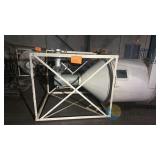 Industrial Rotary Drum Dryer, Approx. 5'x8', Gas Burner, Framed Skid, 4,000 lb Capacity