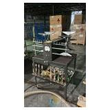 Industrial Lab Equip. Model 10 SKR Yarn Skein Winder Dual Reel Serial 23005, USA-Made Textile Lab