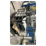 Industrial Fabric Cart with Sheets of Denim