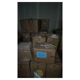 Bulk White Elastic Ear Loops for Face Masks, 2018 Production, Polyester/Spandex, Boxed, 65x53x50cm