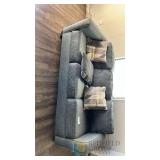 Charcoal Grey Fabric Sofa
