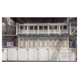 Trützschler MX-I 10 Industrial Textile Fiber Blender, 10 Compartments, Year 2007, S/N 2361043