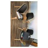 Mid-Century Modern Shell Chairs (4)