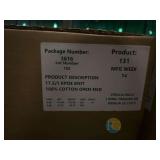 VM 17.5/1 100% Cotton KPOE Waxed Knit Yarn 109 Lbs per Box - 436 LBS Total