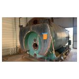 Johnston PFTA400-4LG150S 400 HP Firetube Boiler, 1998, 150 PSI, Dual Fuel, Controls, Serial 582501