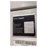 Zinser Saurer RM 351 Ring Spinning Frame, 1116 Spindles, 2004, Serial 11100342, 380V, 10 Bar