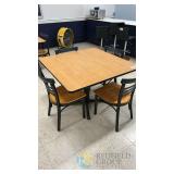 4x4 table with 4 chairs