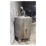 1500 Gallon Stainless Steel Jacketed Mixing Tank, SEW-EURODRIVE Agitator, Paddle Mixer