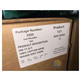 VM 17.5/1 100% Cotton KPOE Waxed Knit Yarn 109 Lbs per Box - 436 LBS Total